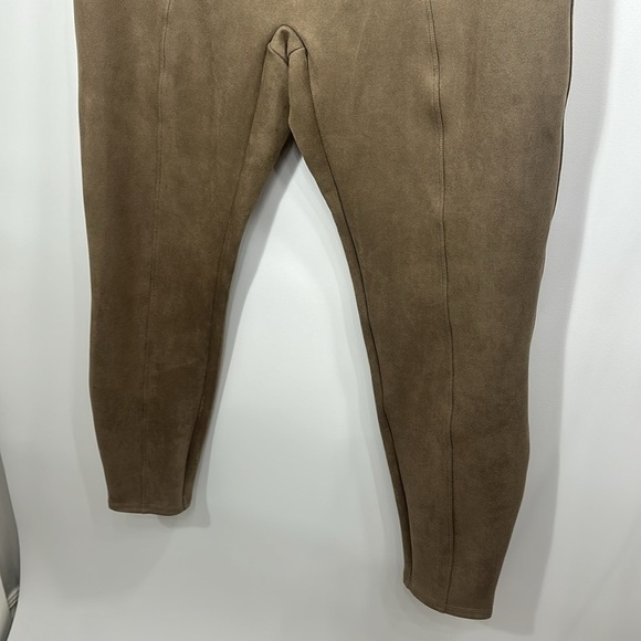 SPANX faux suede camel pants size 3X - Picture 3 of 11